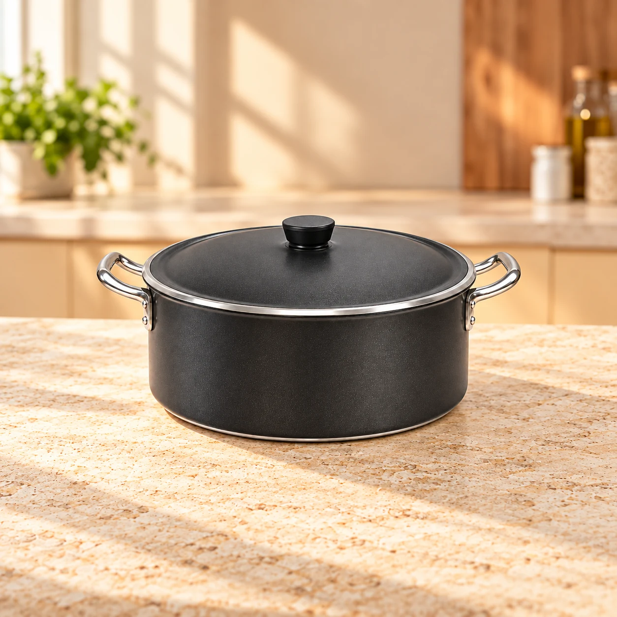 Caçarola Raiz 24 cm na cor Grafite